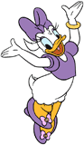 Daisy Duck cheering