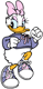 Daisy Duck jogging