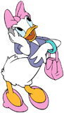 Daisy Duck talking on the phone