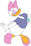 Daisy Duck strutting