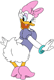 Daisy Duck posing - back view