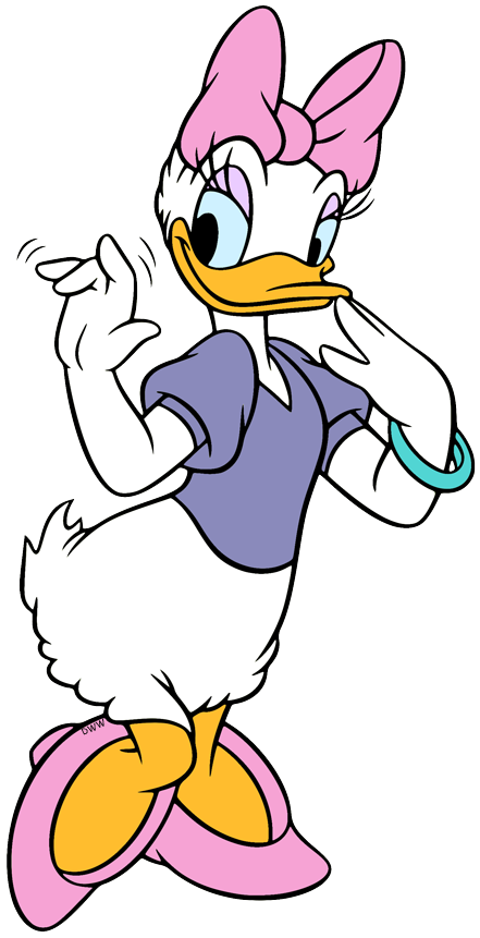 all-original. transparent png images of Disney's Daisy Duck posing, ad...