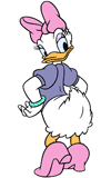 Daisy Duck back view