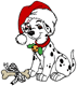 Dalmatian puppy Christmas gift