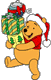 Winnie the Pooh carrying presents