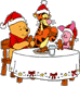 Winnie, Tigger, Piglet gingerbread cookies