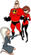 Mr. Incredible, Mirage, Elastigirl