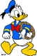 Donald Duck, rope
