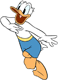 Donald Duck in bathing suit