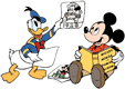 Donald, Mickey going through family photo albums