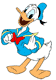 Confident Donald Duck