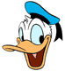 Donald Duck face