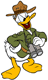 Donald Duck the forest ranger