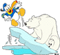 Donald Duck, polar bear