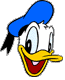 Donald Duck's face