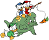 Huey, Dewey, Louie, dinosaur