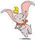 Dumbo jumping for joy