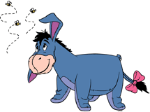 Eeyore eyeing bees
