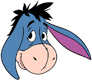 Eeyore's smiling face