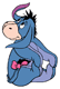 Eeyore holding his toes