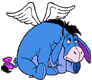 Eeyore wearing wings