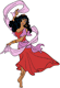 Esmeralda dancing