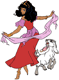 Esmeralda, Djali