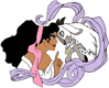 Esmeralda, Djali
