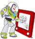 Buzz, Etch a Sketch