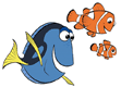 Marlin, Nemo, Dory