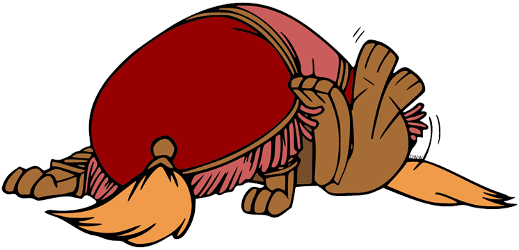 Footstool scratching