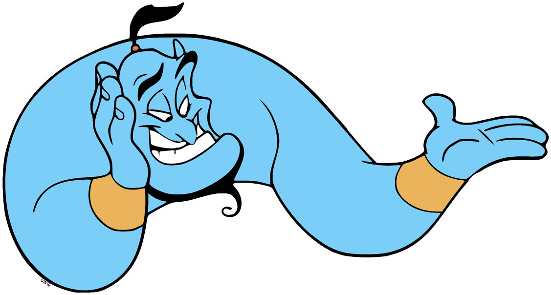 Aladdin's Genie Clip Art Images