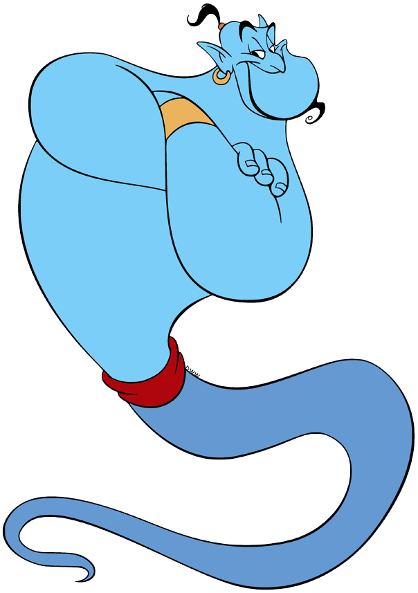 Aladdin's Genie Clip Art (PNG Images) | Disney Clip Art Galore