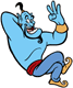 Genie gesturing 3 wishes