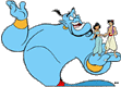 Aladdin, Genie, Jasmine
