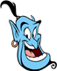 Genie's smiling face