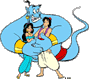 Aladdin, Genie, Jasmine