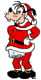 Goofy as Santa