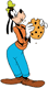 Goofy eating a cookie