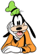 Goofy with hand on chin