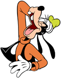 Goofy laughing