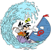 Goofy sailing