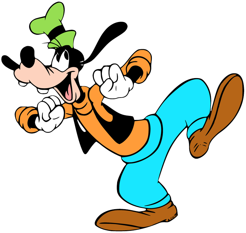 all-original. transparent png images of Disney's Goofy golfing, standi...