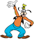 Goofy waving