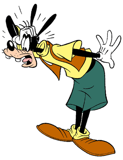 Goofy Scared