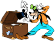 Goofy the magician