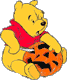 Winnie the Pooh carving pumpkin
