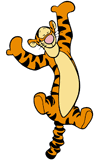 Happy Tigger bouncing