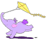 Lumpy flying kite