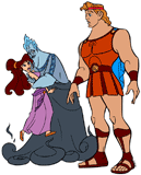 Hercules, Meg and Hades